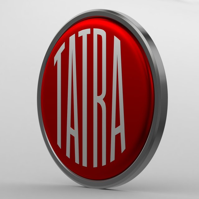 tatra logo 3D Model .c4d .max .obj .3ds .fbx .stl .blend 
