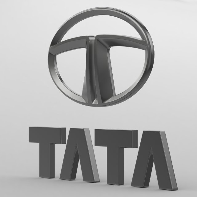 tata logo 2 3D Модель .c4d .max .obj .3ds .fbx .stl .blend 