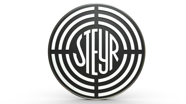steyr logo 3D 模型 .c4d .max .obj .3ds .fbx .stl .blend 