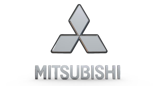 mitsubishi logo 3D Model .c4d .max .obj .3ds .fbx .lwo .lw .lws