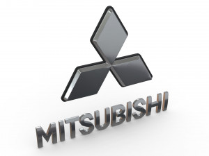mitsubishi logo 3D Model