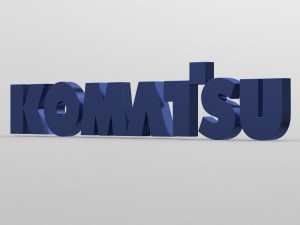 komatsu logo 3D Модель