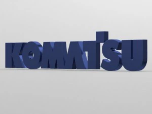 komatsu-logo 3D Model
