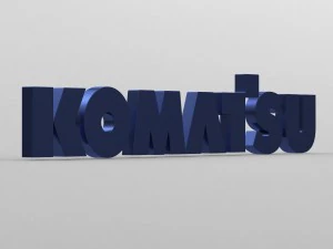komatsu logo 3D Model
