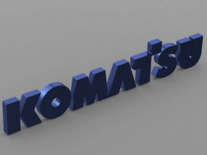 komatsu logo 3D Model