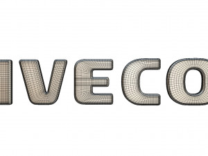 iveco logo Modelo 3D