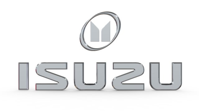 isuzu logo 3D Модель .c4d .max .obj .3ds .fbx .lwo .lw .lws