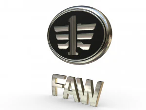 logotipo de faw Modelo 3D