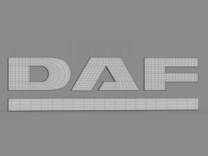 daf logo 3D Model