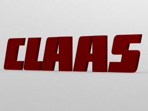claas logo Modelo 3D