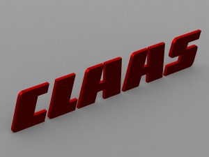 claas logo Modelo 3D