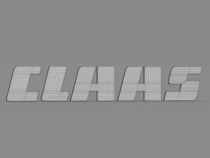 claas logo Modelo 3D