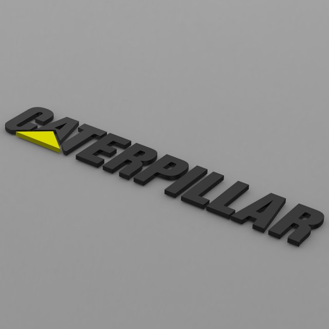 cat logo Model 3D .c4d .max .obj .3ds .fbx .stl .blend 
