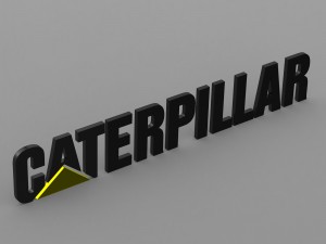 cat logo Model 3D