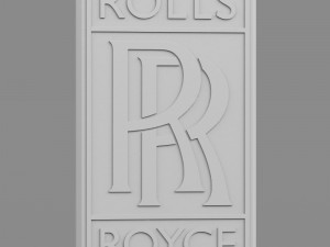 rolls royce logo 3D Model