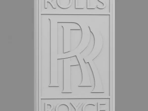 rolls royce logo 3D Model