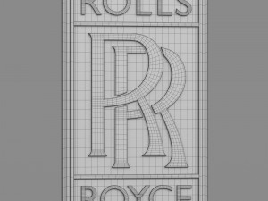 rolls royce logo 3D Model