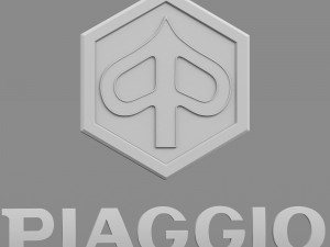 piaggio logo 3Dモデル