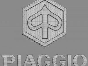 piaggio logo 3Dモデル