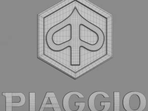 piaggio logo 3D Model