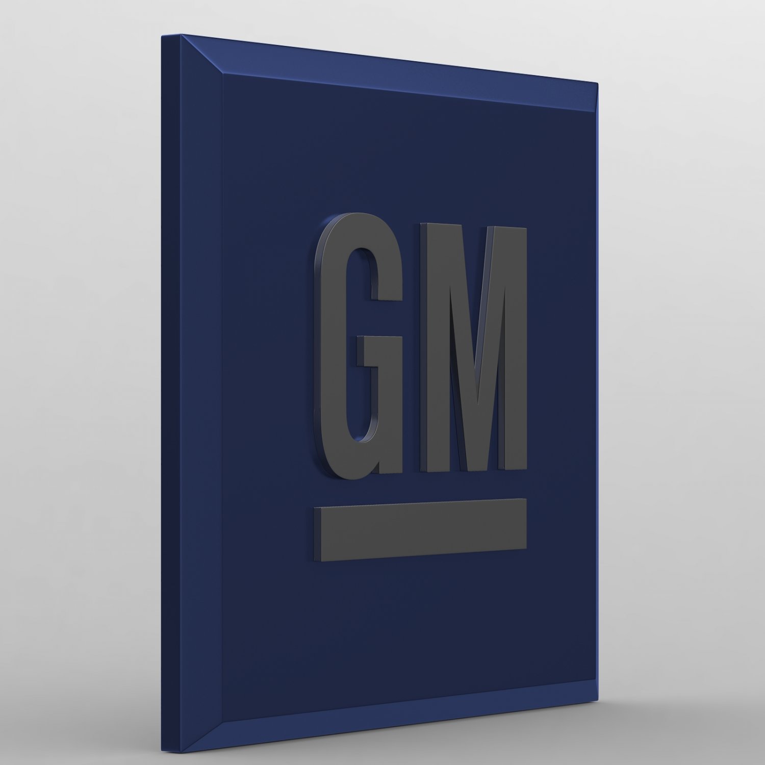 GM Logo - 3D Model by Creative Idea Studio
