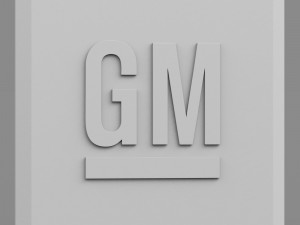 general motors logo Modello 3D