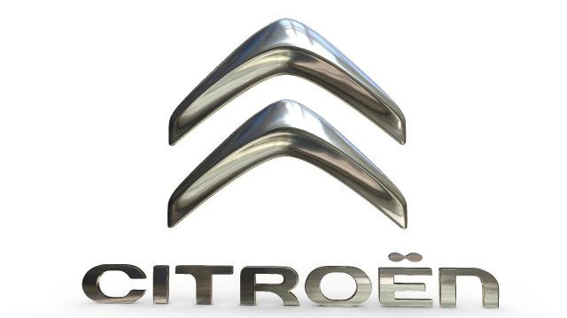 citroen logo 3D Model .c4d .max .obj .3ds .fbx .stl .blend 