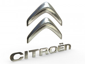 citroen logo 3D Model