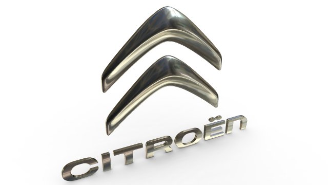 Download citroen logo 3D Model