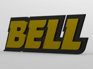 bell logo Modelo 3D