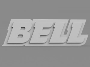 bell logo Modelo 3D
