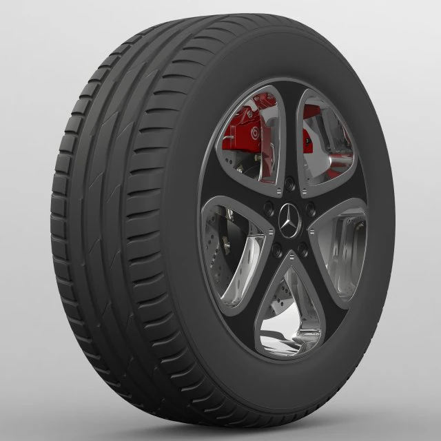 wheel mercedes benz g-class 3D Model .c4d .max .obj .3ds .fbx .stl .blend 