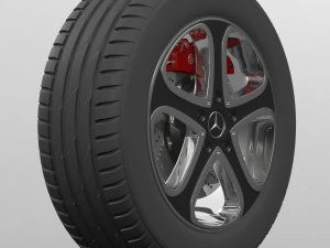 felga mercedes benz klasa g Model 3D