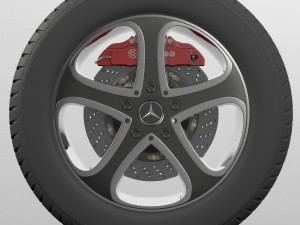 wheel mercedes benz g-class 3D Модель