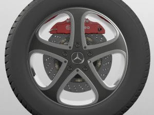 wheel mercedes benz g-class 3D Model