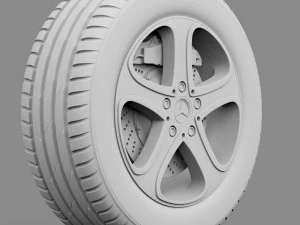 wheel mercedes benz g-class 3D Model