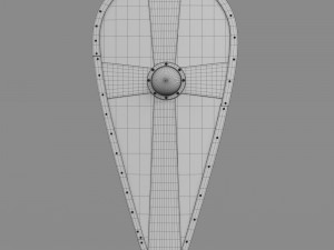 3d model norman shield 3Dモデル