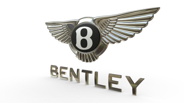 bentley logo Modèle 3D in Parties d'auto 3DExport