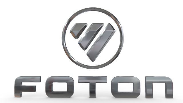 foton logo Model 3D .c4d .max .obj .3ds .fbx .stl .blend 