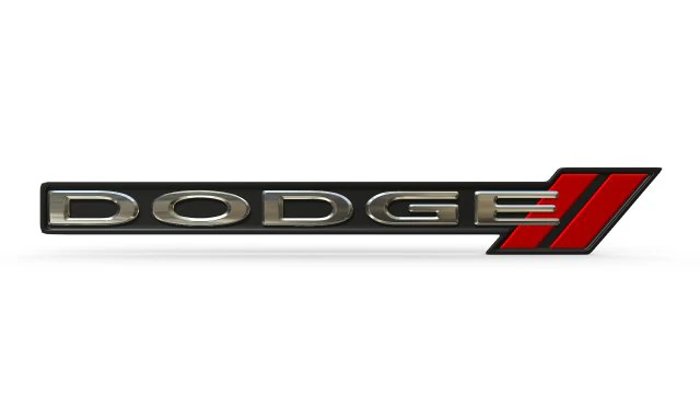 dodge logo 3D Model .c4d .max .obj .3ds .fbx .stl .blend 