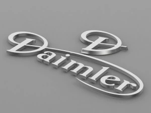 戴姆勒标志 3D 模型