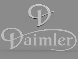 daimler logo 3D Model