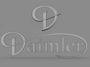 daimler logo 3D Model