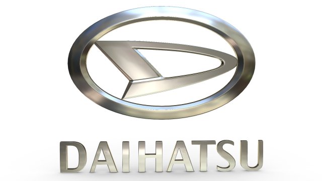 daihatsu logo 3D 模型 .c4d .max .obj .3ds .fbx .stl .blend 