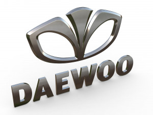 daewoo logo Modelo 3D