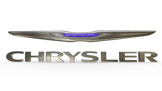 chrysler logo 3D Model .c4d .max .obj .3ds .fbx .stl .blend 