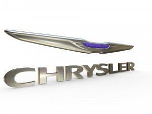 chrysler logo Modelo 3D