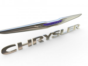 chrysler logo Modelo 3D