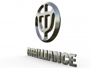 brilliance logo Model 3D