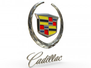 cadillac logo 3D 모델